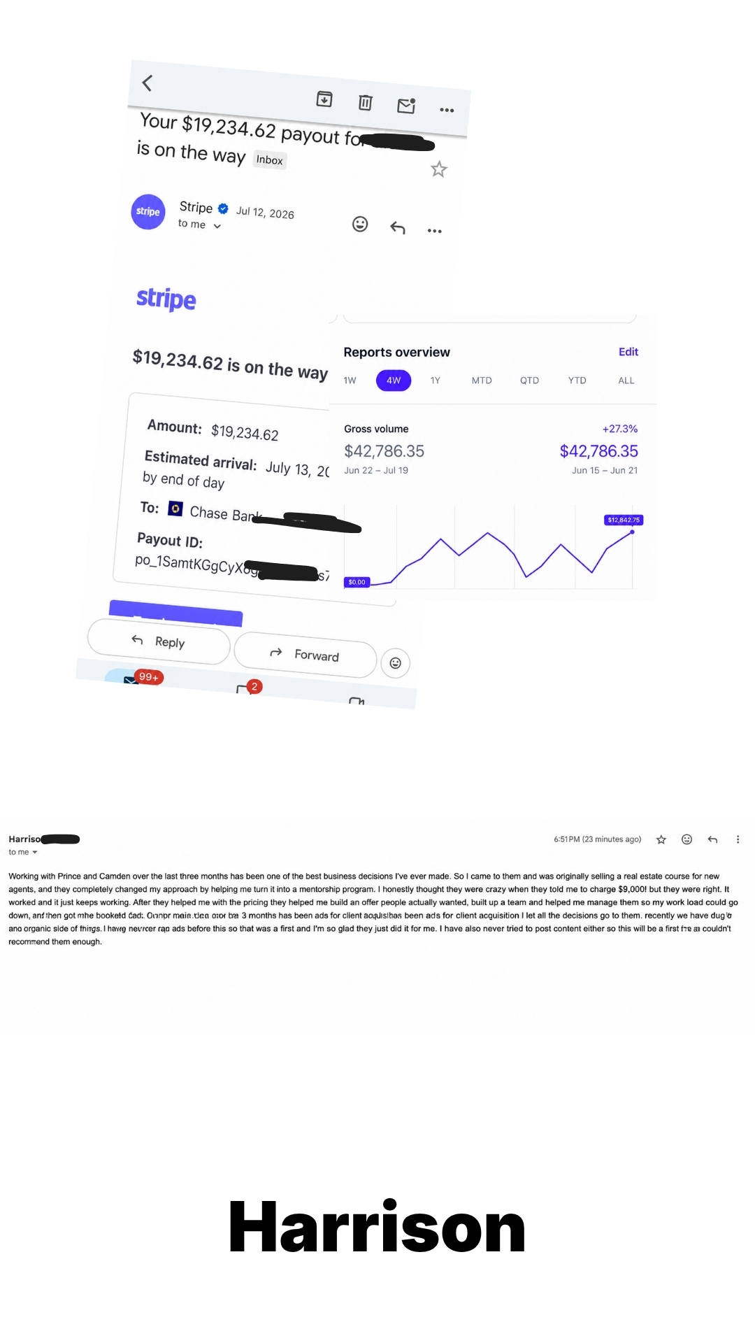 Harrison client win